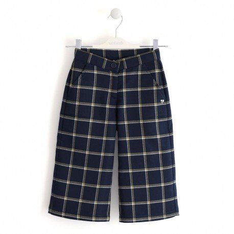 Кюлоты для девочки Sarabanada подросткасиний в клеточку 0.K449.00 / 3885 0.K449.00/3885/32 фото