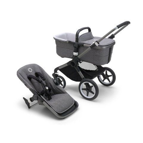 Універсальна коляска 2 в 1 Bugaboo Fox 3 GRAPHITE/GREY MELANGE без каптура 2306010041 фото