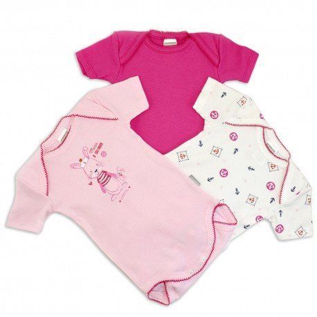 Комплект (боді 3 шт) Absorba для дівчинки 6J60156/30/18m фото