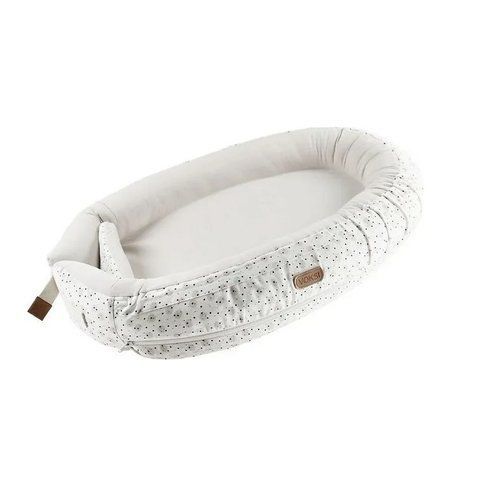 Кокон для сну з обмежувачем VOKSI "BABY NEST PREMIUM", White Flying, колір білий з візерунком 11008156-White-Flying фото