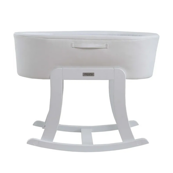 Люлька дитяча "NACELLE" з еко-шкіри, White/Beige, Micuna MO-1782NACELLE WHITE B фото