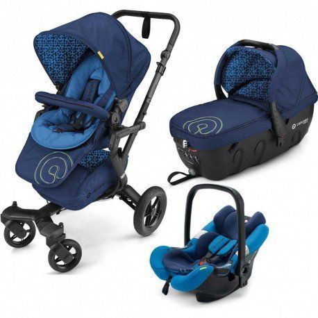 Коляска 3 в 1 NEO TRAVEL SET, колір Snorkel Blue, блакитний NASL0993 фото